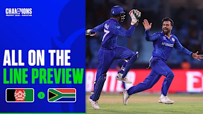 Logo of All on the Line Preview | AFG v SA | Champions Trophy 2025