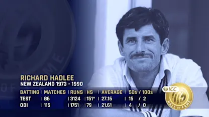 ICC Hall of Fame – Richard Hadlee | 'He was the king of New Zealand Cricket'