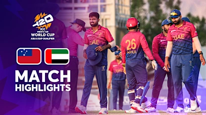 Samoa v UAE | Match Highlights | Men's T20 World Cup Asia & EAP Qualifier