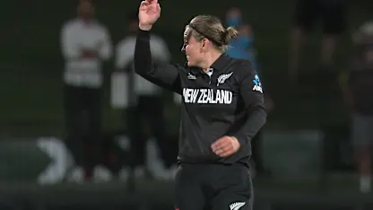 Logo of Wicket: Tahuhu induces the edge off Rana