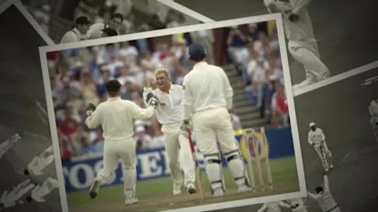 Logo of Shane Warne on his "life-changing" ball of the century