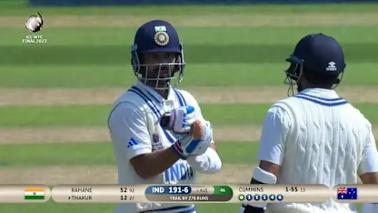 Logo of Fifty! Rahane brings up his fifty in style | WTC23 Final