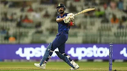Logo of KL Rahul stars with quickfire fifty
