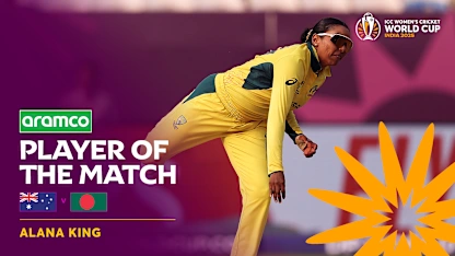 King rules against Bangladesh | Player of the Match | Aramco POTM Highlights | CWC25