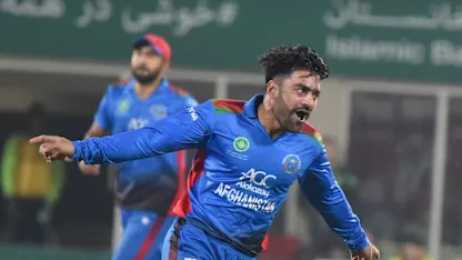 Logo of Rashid hat-trick