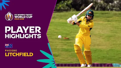 Phoebe Litchfield warms up with explosive innings | Player Highlights | CWC25