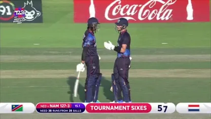 Logo of David Wiese scores explosive 50