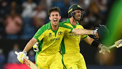 Logo of Player of the Match Mitchell Marsh's decisive innings