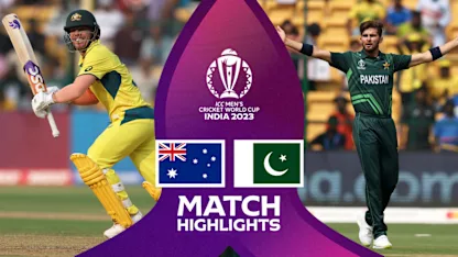 Logo of Australia triumph in high-scoring clash with Pakistan | Match Highlights | CWC23