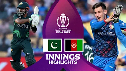 Logo of Babar and late overs blitz powers Pakistan to 282 | Innings Highlights | CWC23