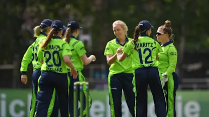 Logo of Kim Garth claims third wicket