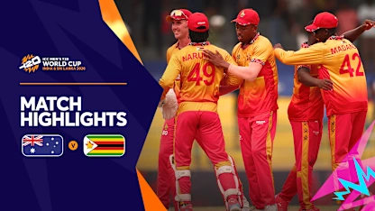 Zimbabwe dominate to shock Australia | Match Highlights | T20WC 2026