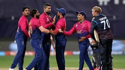 Logo of Namibia vs UAE T20 World Cup 2022 Match Report final
