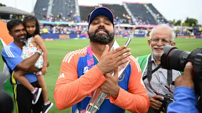 Logo of Ravi Shastri reflects on on Rohit Sharma's T20I legacy | ICC Review