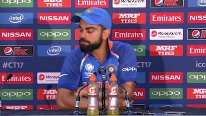 Logo of Final - PAK vs IND - Kohli Press Conference