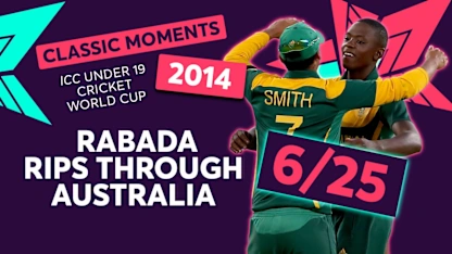 Logo of U19CWC Classic Moment: Rabada rips through Australia