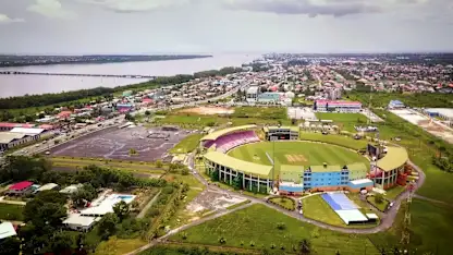 Logo of Welcome to Guyana's Providence Stadium | U19CWC 2022