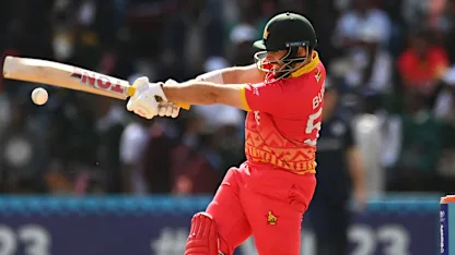 Logo of Ryan Burl puts up a spirited effort in Zimbabwe chase | CWC23 Qualifier