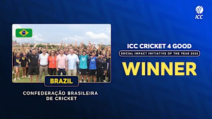 ICC Cricket 4 Good Social Impact Initiative of the Year - Brazil | ICC Development Awards 2025