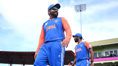 Logo of An ecstatic Rohit Sharma on India's win | IND v ENG | T20WC 2024