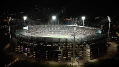 Logo of Imagining the atmosphere of a full crowd | ICC Men's T20WC 2024