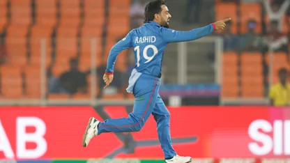 Logo of Rashid bamboozles Proteas batters with his guile | CWC23