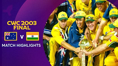 Logo of Cricket World Cup 2003 Final | Australia v India | Match Highlights
