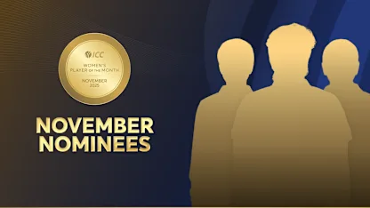 ICC Women’s Player of the Month nominees for November 2025