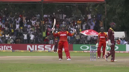Brendan Taylor brings up his century against West Indies