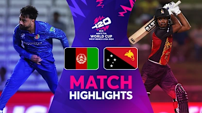 Afghanistan make it to round two after a comprehensive win over PNG | Match Highlights | T20WC 2024