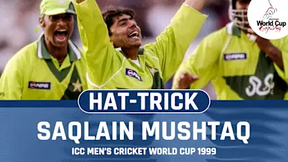Logo of World Cup Hat-Tricks: Saqlain Mushtaq | CWC 1999