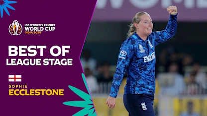 Sensational Sophie Ecclestone continues with class | Best of league stage | CWC25