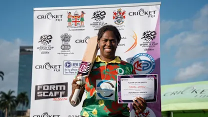 A hat-trick to remember for Vanuatu's Rachel Andrew | ICC Women's T20 World Cup East Asia Pacific Qualifier