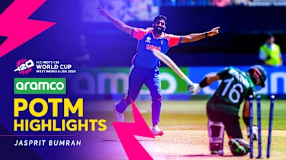 Logo of Jasprit Bumrah stars in India win | POTM Highlights | IND v PAK | T20WC 2024