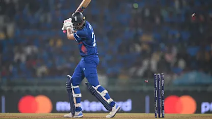 Logo of Bumrah shines under the light with the new ball | CWC23