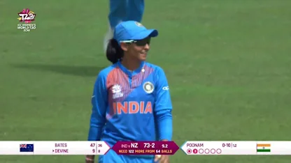 Logo of NZ v IND: Devine spoons a catch to Kaur