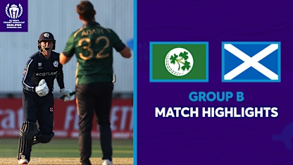 Logo of Scotland stun Ireland in last-ball thriller | CWC23 Qualifier