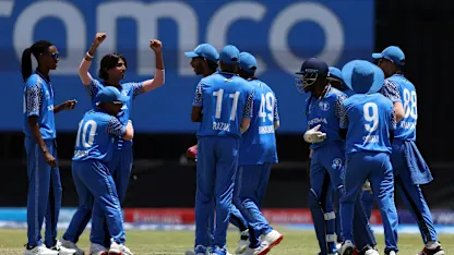 Tanzania celebratng wicket