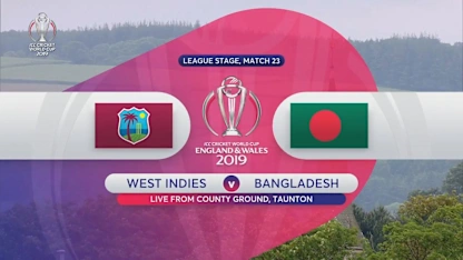 CWC19: WI v BAN - Highlights of West Indies' innings