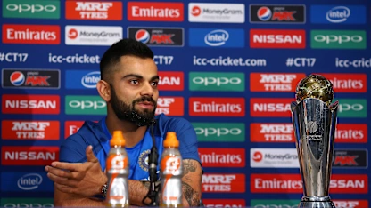 Virat Kohli Pre Tournament Media Conference London 25 May