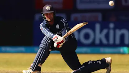 Logo of Richie Berrington fifty continues fine form for Scotland | CWC23 Qualifier