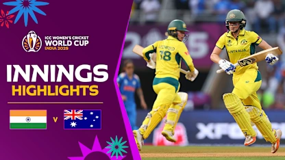 Litchfield ton in Australia's stellar batting show | Innings Highlights | CWC25