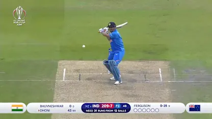 CWC19 SF: IND v NZ – Highlights of Dhoni's 72-ball 50