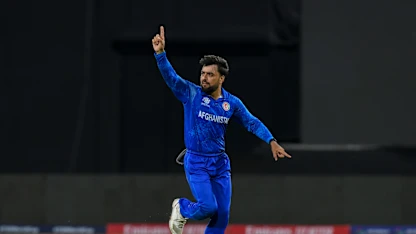 Logo of Rashid strikes keep Afghanistan in the contest | T20WC 2024
