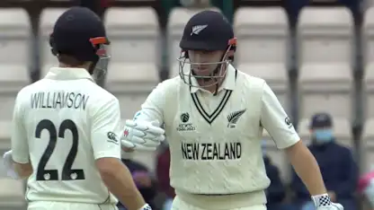Logo of Nicholls cuts with style | WTC21 Final | Ind v NZ
