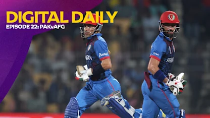 Logo of Afghanistan 'hammer' Pakistan in historic triumph | Digital Daily: Episode 22 | CWC23