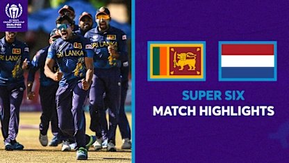 Logo of Sri Lanka survive Netherlands scare to top Super Six standings | CWC23 Qualifier