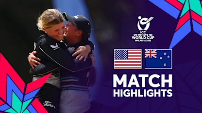 Logo of New Zealand edge out USA | Match Highlights | U19WC 2025