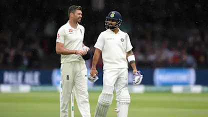 Logo of Virat Kohli James Anderson