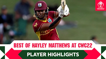 Logo of Highlights: Best of Hayley Matthews at CWC22